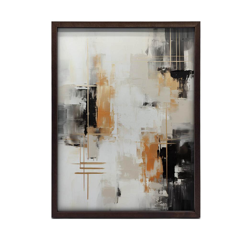 Industrialna Abstrakcja Industrialna Abstrakcja, 30X40 Cm, Bez Ramy, Płótno Premium Na Blejtramie