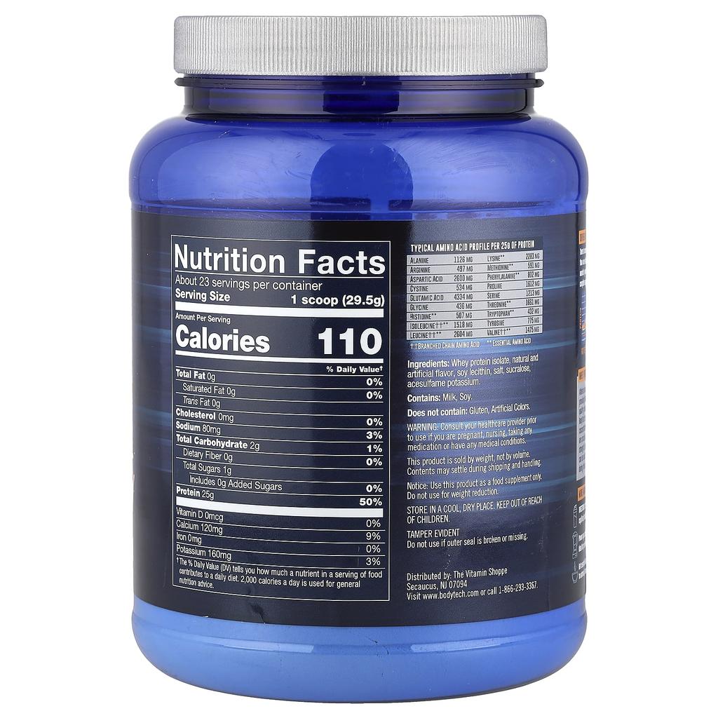 BodyTech, Whey Protein Isolate, Fruity Cereal, 1.5 lb (680 g)