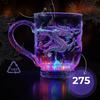 Кружка для воды для домашнего использования, кружка, меняющая цвет, радужная, кружка для воды со светодиодной подсветкой, кружка для пива, светящаяся в темноте