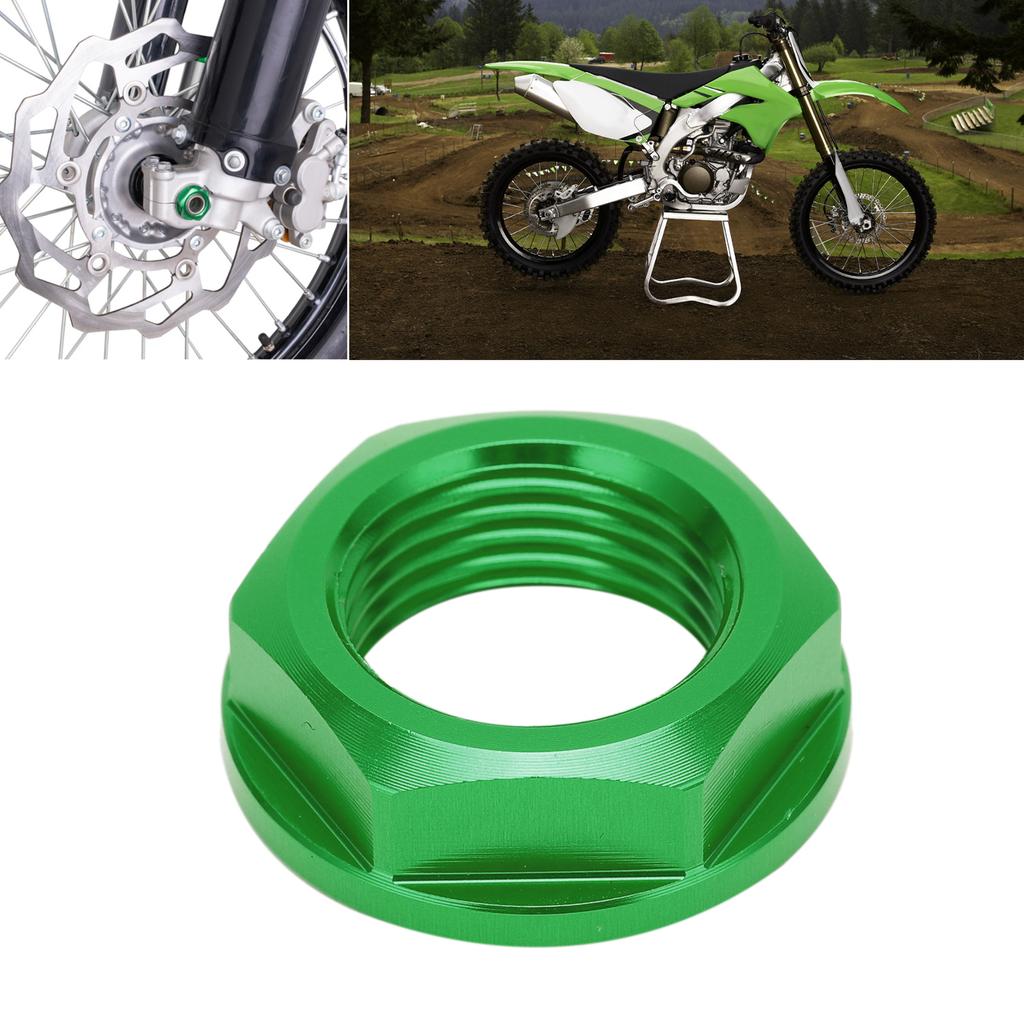 Гайка оси переднего колеса мотоцикла M18x1.5 Алюминиевая Замена для KLX450R 0819