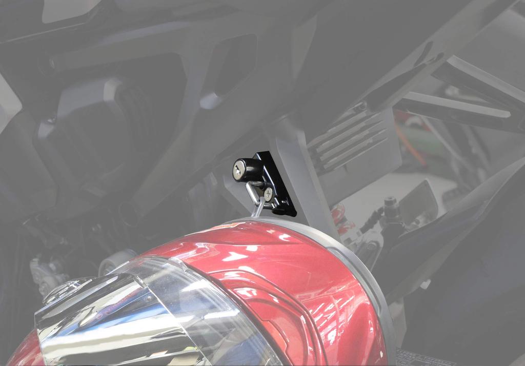 Держатель замка для шлема Kijima Bike Parts, стальной, противоугонный, CB1000R('18-) 303-1594