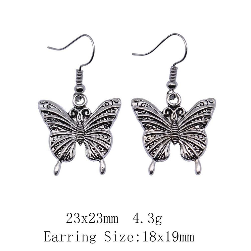 Выпускные серьги Ювелирные изделия Стрекоза Бабочка Серьги-подвески и висячие серьги Сувенирные серьги в стиле бохо