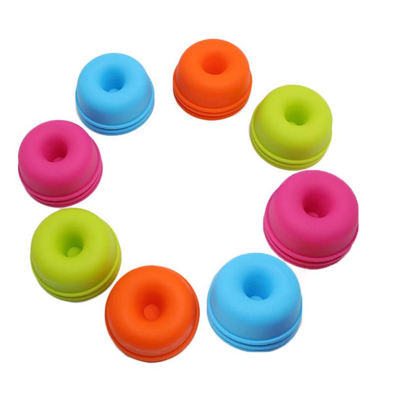 Аксессуары для выпечки, 12 шт., пищевая форма для пудинга, желе, пончиков, силиконовая форма для торта, нетоксичная