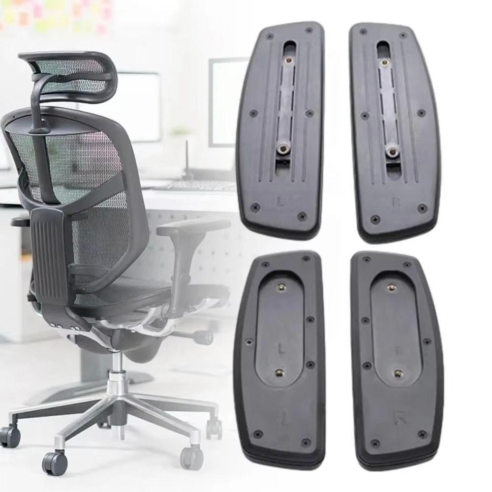 1Pair with Mounting Hole Desk Chair Arm Pads Easy Installation Gaming Chair Armrest Work