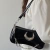 Niche New одноплечевая женская сумка высокого класса Moon Lock Underarm Bag модная трендовая сумка через плечо для женщин