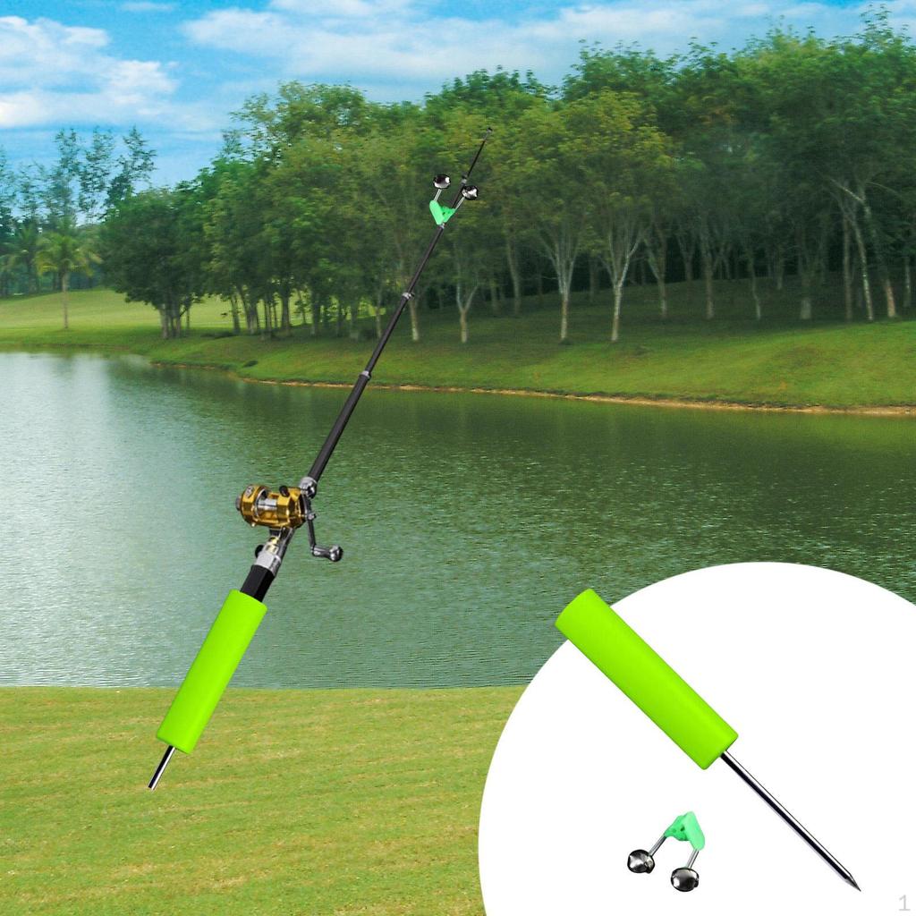 Держатель для удочки, подставка для удилища, легкий, разборный, с колокольчиками, поддержка для