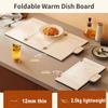 Бытовой настольный коврик для подогрева пищи, быстронагревающийся, теплая доска для блюд, складной, доска для изоляции пищи, новый