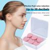 3Pair Heart Shape Swimming Earplugs Noise Reduction Sound Insulation Earmuffs Gift Ear Plugs  Unisex