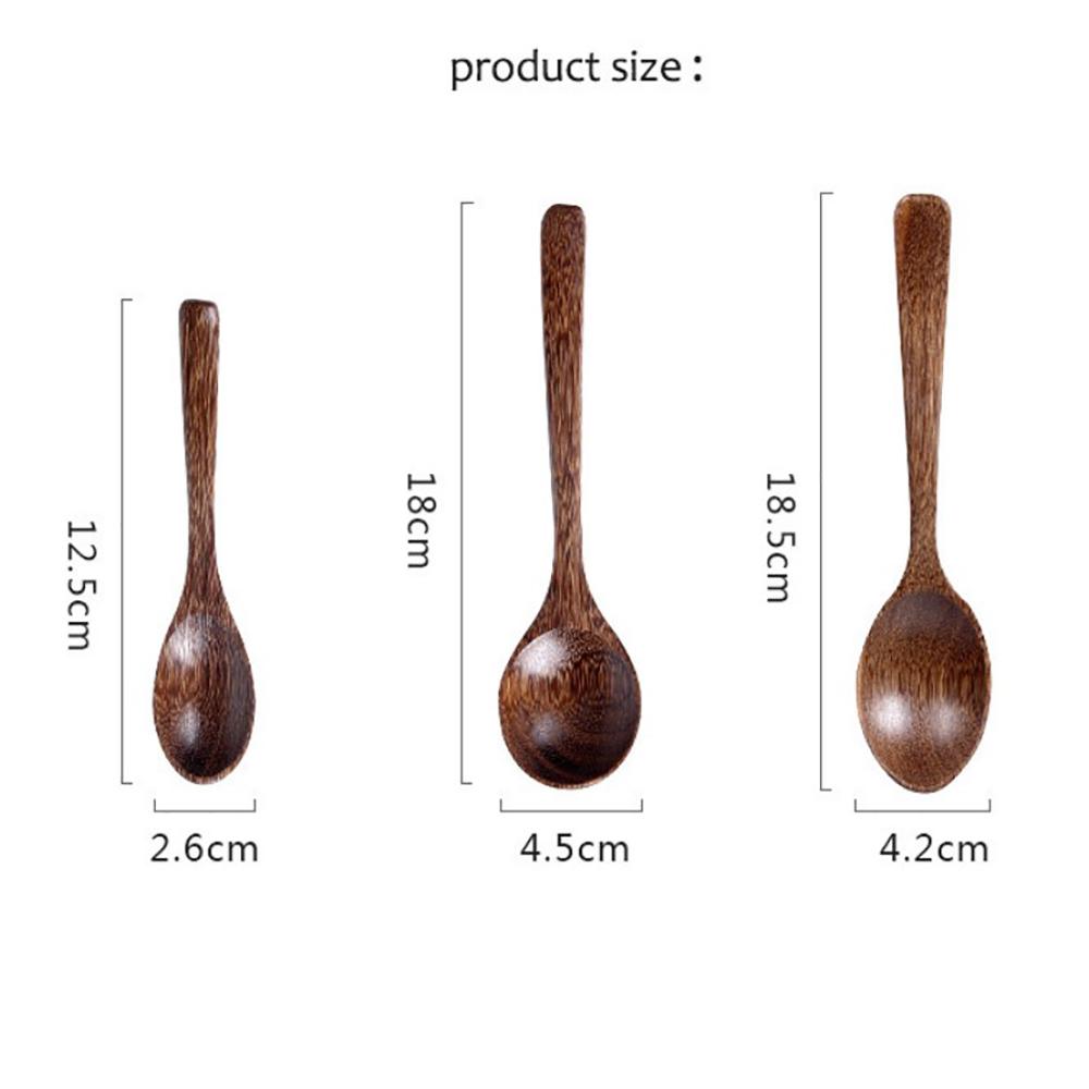 Stirring Cooking Utensils Mixing Tableware Dessert Coffee Spoon Wooden Spoon Tea Spoon Soup Spoons