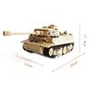 995pcs Century Military German King Tiger Tank Cannon Building Blocks Bricks Model Sets 82011 Toys Gift