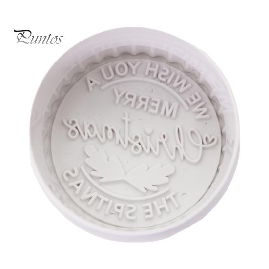 Рождественские штампы для печенья 3D персонализированные помадка глазурь украшение патока кекс резаки выпечка подарок для начинающих семья