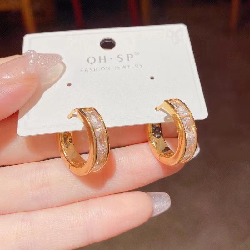 Жемчужные циркониевые каффы: Универсальные женские модные серьги