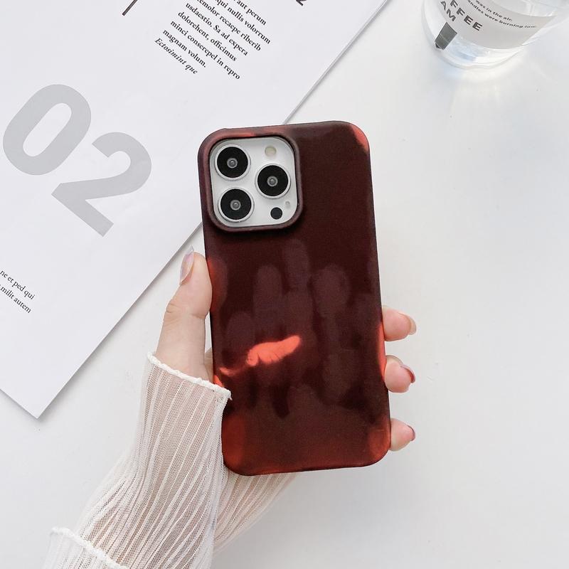 Thermal Heat Induction Sensor Phone Cases For iPhone 16 15 14 12 Mini 13 Pro MAX 11Pro MAX XR XS MAX 7 8 Plus Protective Cover