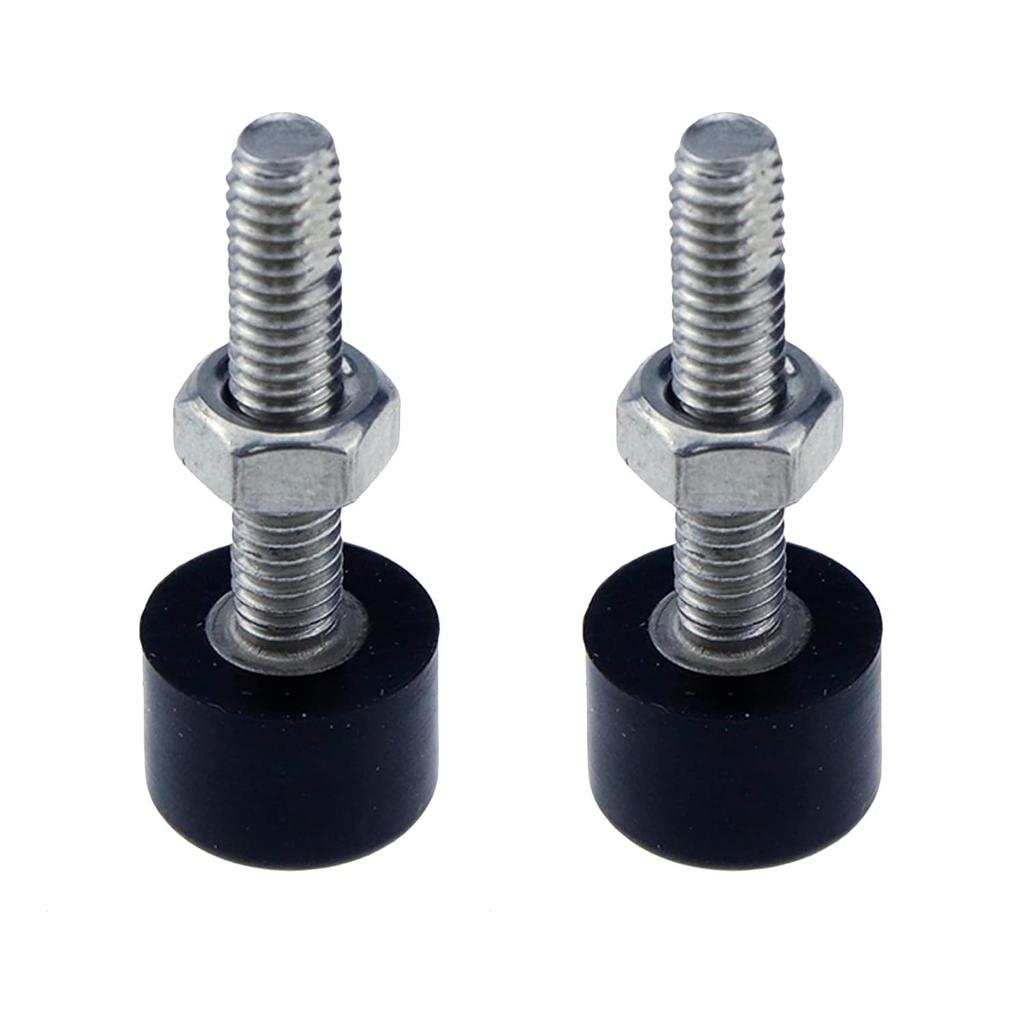 Hood Adjuster Bumper Stopper Rubber Hood Bumper Stop Bolt Nuts M4×20mm, Pack of 2
