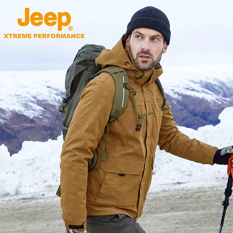Jeep Мужская уличная ветрозащитная водонепроницаемая куртка
