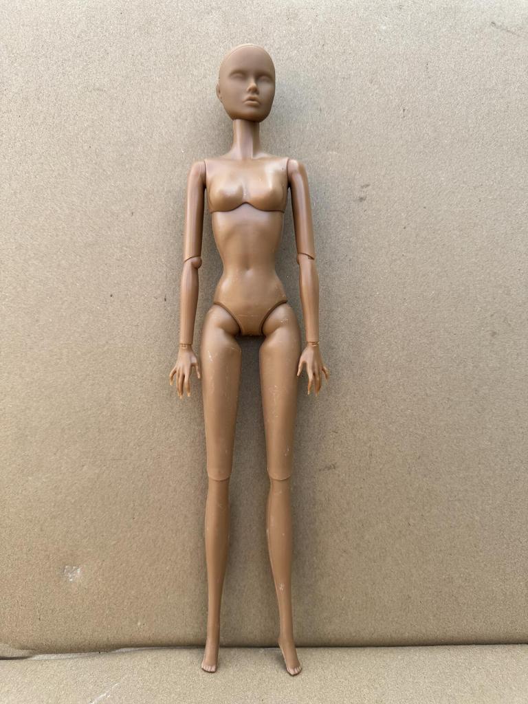 30 см Масштаб 1/6 Цельная кукла с подвижными суставами Заготовка с лысой головой для практики макияжа своими руками Коллекционная игрушка Игровые детали