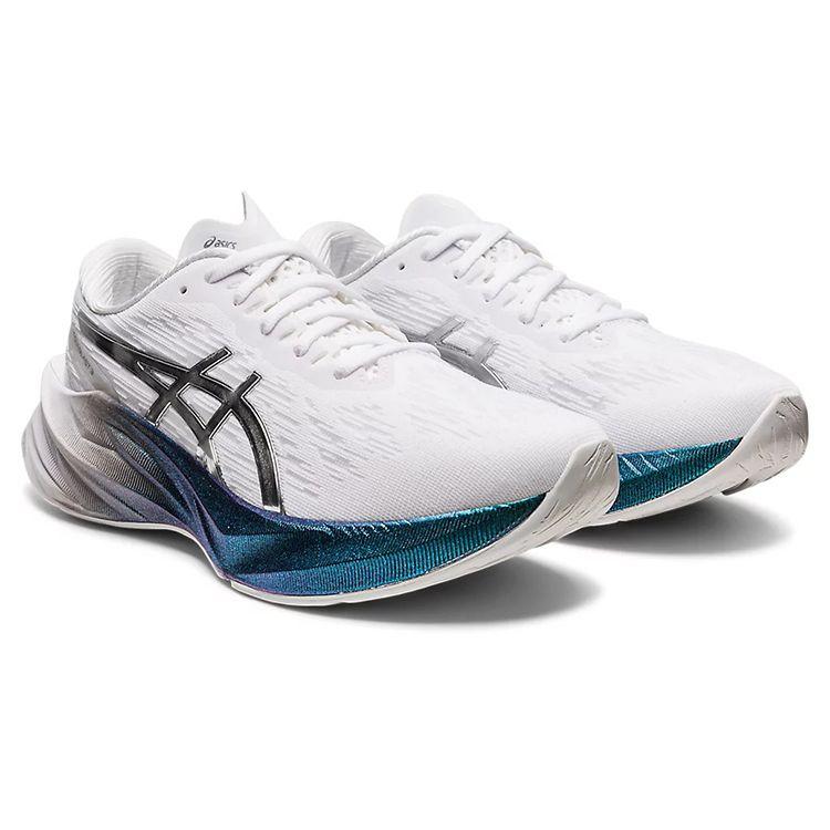 Asics Novablast 3 Platinum White Metallic Blue Женские кроссовки Pure Silver 1012B290-100