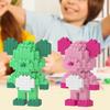 1 Set Cartoon Building Blocks Various Cute Bear Series 586pcs Mini Blocks Puzzle Toys Skills Training DIY Micro Bricks