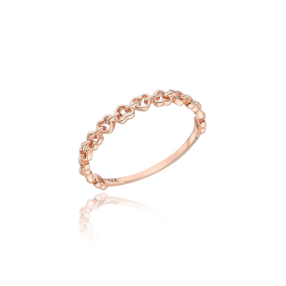 Lloyd 360-Degree Heart Twist 14K Gold Ring Lrs21141G (A Type)
