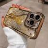 Роскошный чехол для телефона с блестками Quicksand Cartoon Swan для iPhone 15 11 12 13 14 16 Pro Max Plus, защитный чехол для камеры