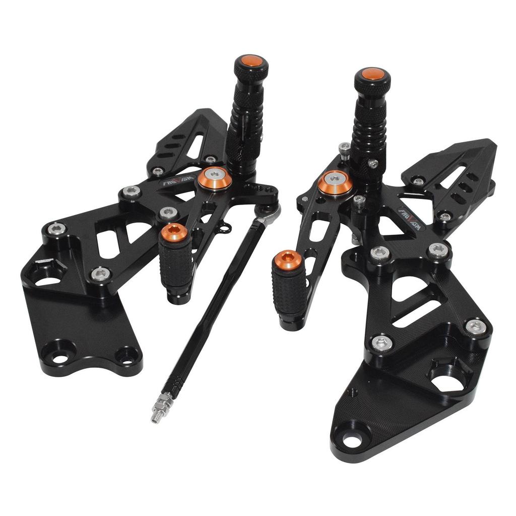 KTM RC390 2022-2024 Регулируемые подножки-райзеры, задний комплект