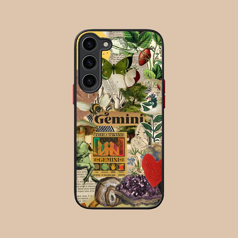 Чехол для мобильного телефона со знаком зодиака Близнецы для Samsung Galaxy S25 S24 S23 S22 S21 Plus FE Ultra Цветной силиконовый чехол Роскошный чехол