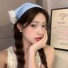 Корейский Ins кружевной шарф для волос повязка для женщин ретро треугольный обруч для волос повязка на голову платок повязка на голову французская дорожная повязка на голову