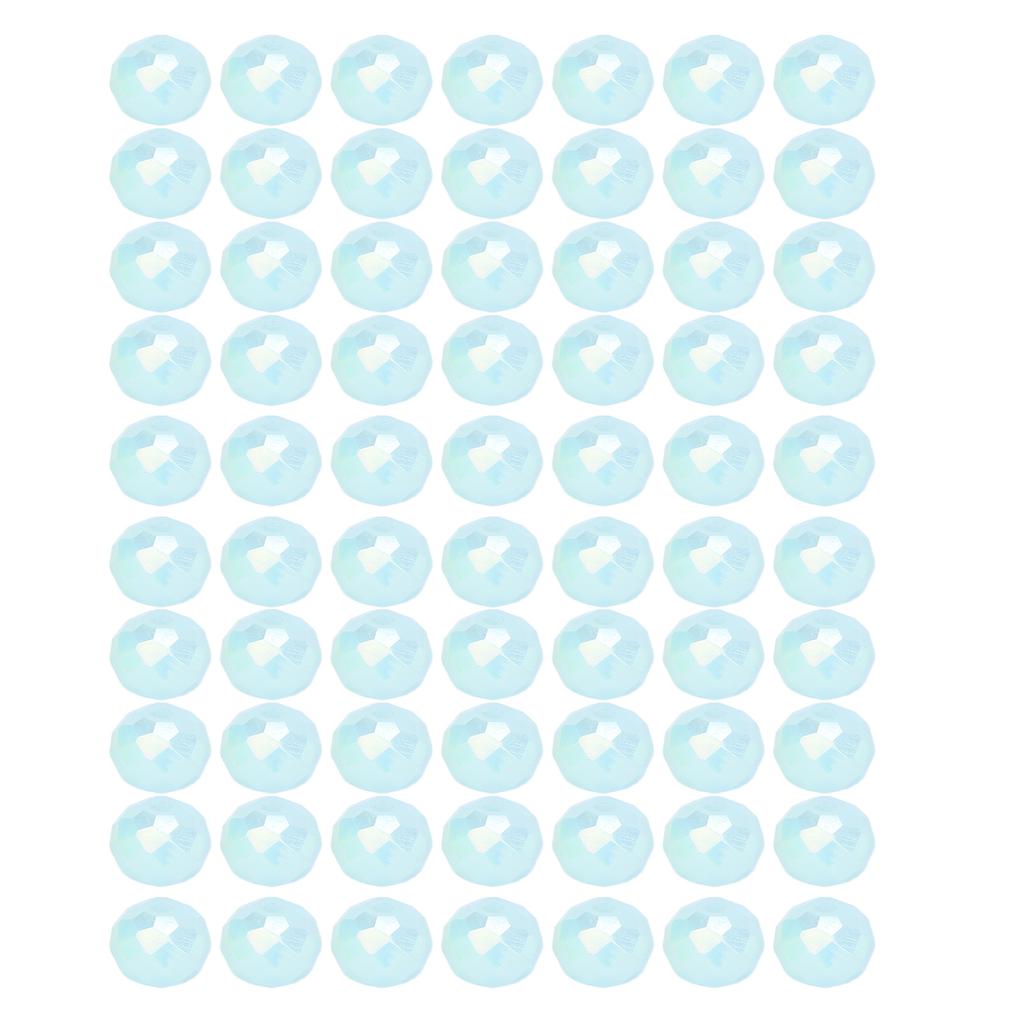 70 шт. 0,31 дюйма DIY Пластиковые бусины Аксессуары для рукоделия для украшения ювелирных изделий, ожерелий, браслетовСветло-голубой