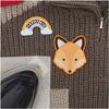 6 Ecussons thermocollants Scouts renard