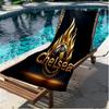 football club.C Print Beach Towel, Versatile Lightweight Absorbent Beach Towel for Pool Surf Yoga Bathroom, Perfect Birthday Holiday Gift