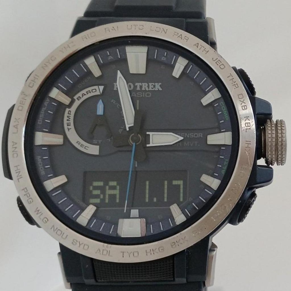 Б/у Соларные радиочасы CASIO PRO TREK RW-60-2ADR