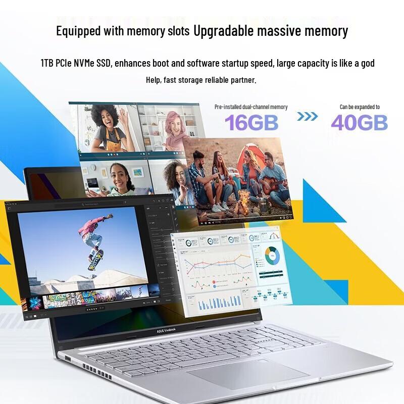 ASUS Vivobook 16 High-Performance Laptop (CN version)