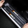 Car Door Sill Trim Anti kick Stickers Pedal Guards for Volkswagen VW Polo Trunk Threshold Protective Decals Strip Tape Decor