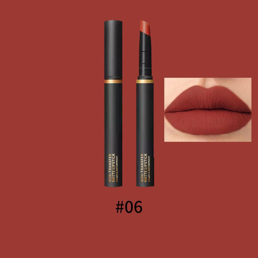 Misiou Beauty Velvet Matte Thin Tube Glaze для губ, бархатная матовая помада, легко окрашивается, не легко окрашивается, не легко выцветает