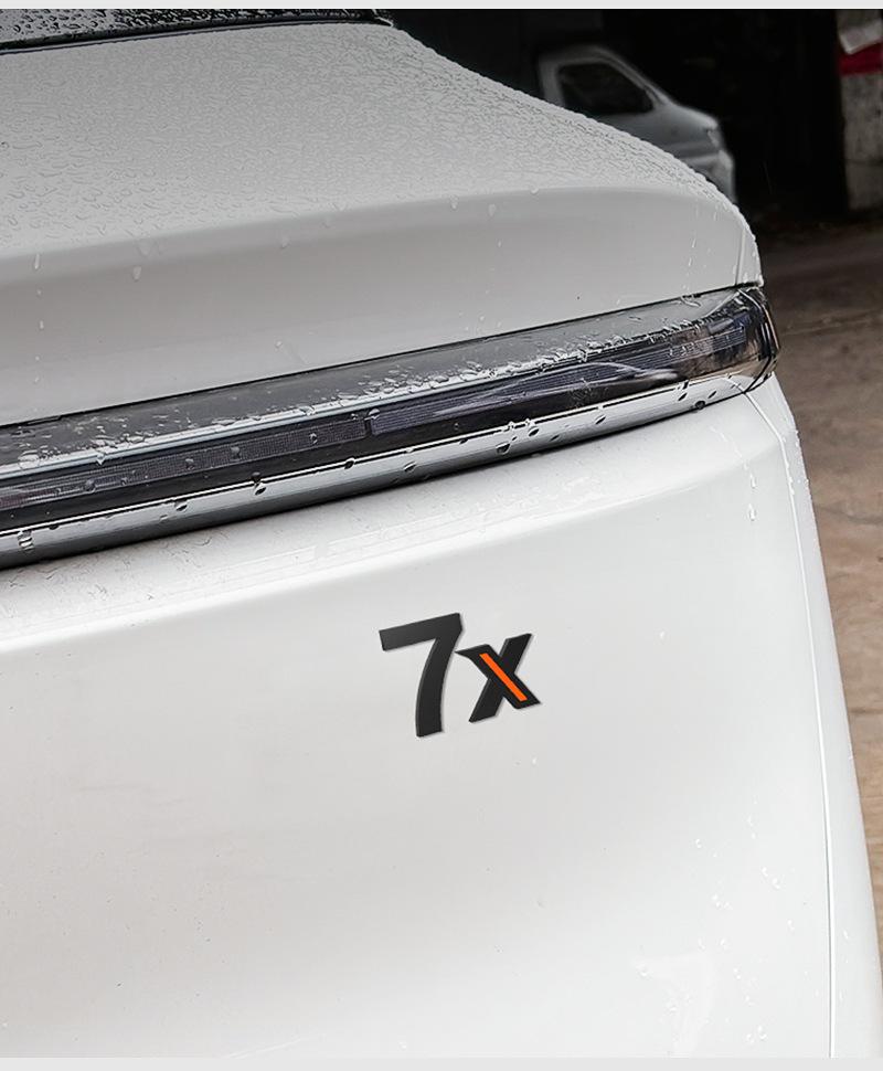 Черный Воин Автомобильная эмблема для моделей Zeekr 007GT/001/7X/009/007