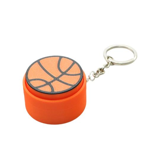 Keychain Pendant 3D Printing Precision Texture Football Basketball Tennis Sport Themed Key Chain Stress Relief