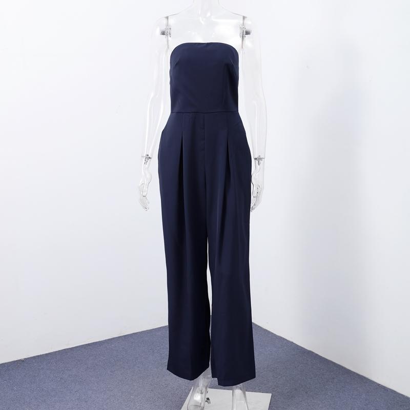 Однотонный женский комбинезон с открытой спиной, открытыми плечами, завязывающимися на талии карманами, широкими брюками, женское боди, летняя женская верхняя одежда