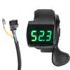 Electric Bicycle Thumb Throttle Lcd Digital Battery Voltage Display Switch Handle Finger