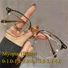 Myopia Glasses Radiation Protection Blue Light Metal Frame