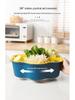 Multi-Functional Rotating Flower-Shaped Hot Pot and Vegetable Drain Basket