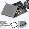 Chrome Plated Brass Floor Drain Trap Tile Insert Waste Grates for Bathroom and Kitchen Shower Strainer for Kitchen Sinks