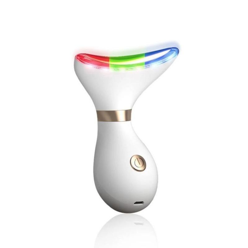 EMS LED Photon Уход за кожей Красота Инструмент для шеи Микротоковая подтяжка шеи Подтяжка лица Уменьшение двойного подбородка Для похудения лица Звуковой вибрационный массажер