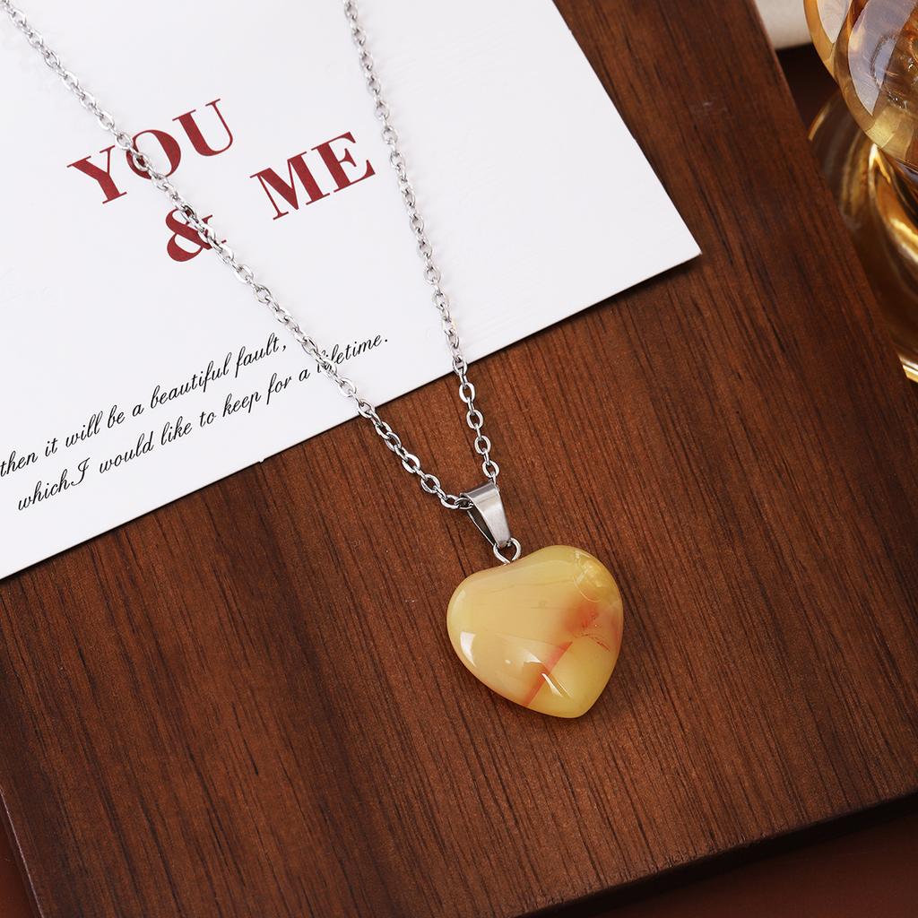 Ретро этнический стиль кофейного цвета ожерелье из бисера, Guochao древний стиль легкая роскошь рисовые бусины любовь бамбук ключичная цепочка