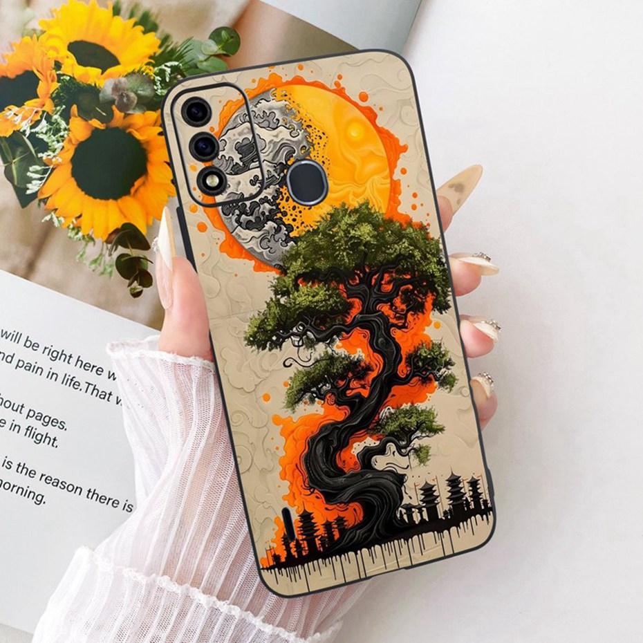 Fashion Cool Case For ITEL A48 Soft Black Silicone TPU Back Cover For Itel A48 Phone Cases