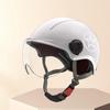 Golden Bell 3C Certified Unisex Electric Vehicle & Motorcycle Half Helmet with Sunscreen Protection