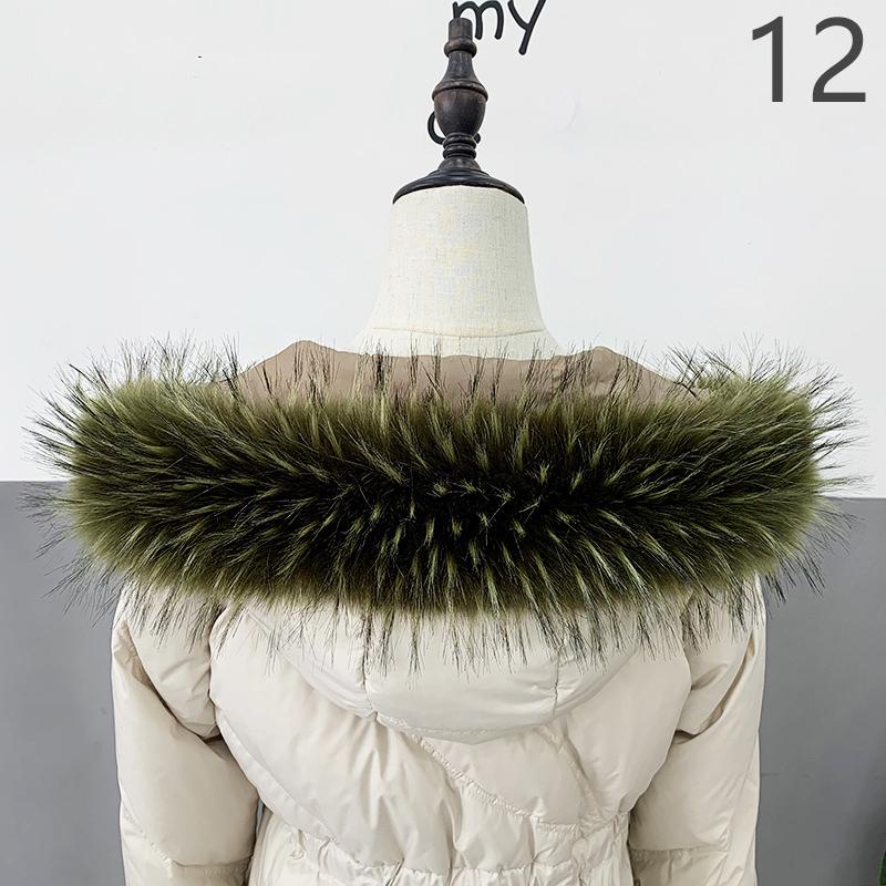 Women Neckerchief Faux Fur Collar Fluffy Collar Warm Wrap Shawl Scarves Soft Fur Scarf Winter Warm