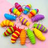 Key Accessories Caterpillar Keychain Finger Slug Snail Caterpillar Caterpillar Keyring Key Chain