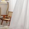 1 шт. NAPEARL современная элегантная однотонная прозрачная занавеска для спальни, мягкая текстурированная тюль, прозрачная занавеска для гостиной