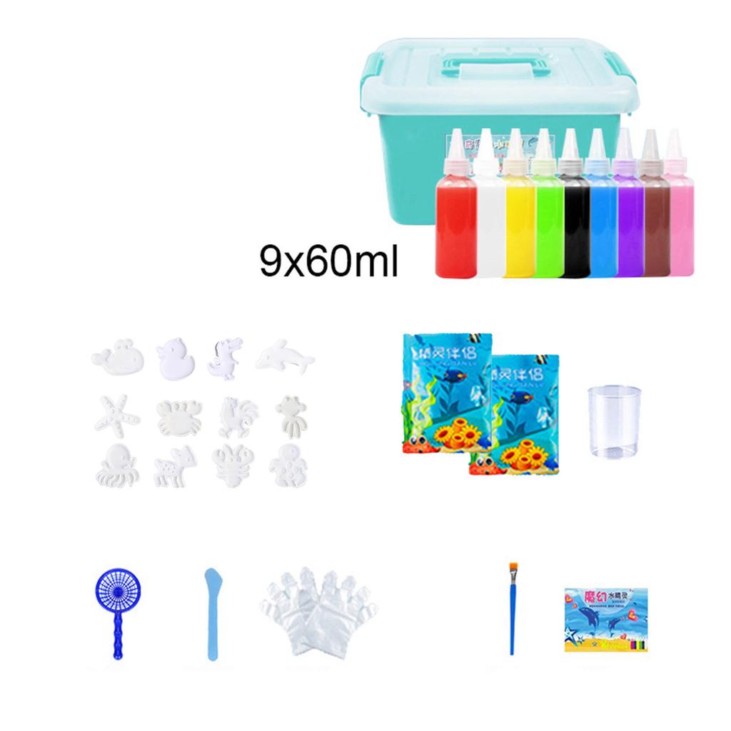 Детские игрушки Ocean DIY Colloid Toys Набор для самостоятельного изготовления детских игрушек с раствором Детские игрушки Ocean Enlightenment Toys Детские развивающие игрушки 60 мл