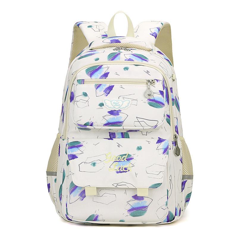 Adorable Cartoon Pattern School Backpack For Boys And Girls Grade 1-5 Durable